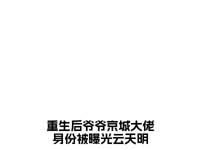 云天明全文免费阅读（重生后爷爷京城大佬身份被曝光）全文免费阅读大结局_云天明全文免费阅读无弹窗_笔趣阁（重生后爷爷京城大佬身份被曝光）